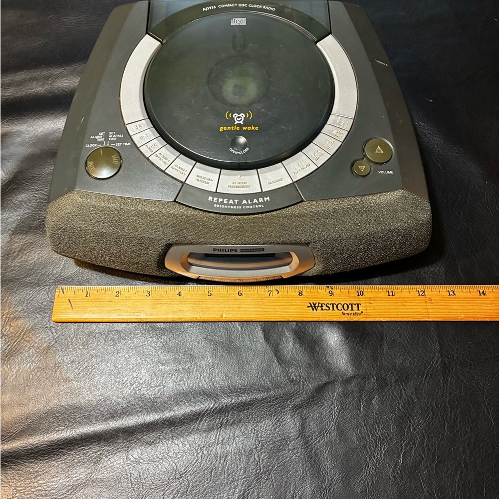 Philips Magnavox AJ3935 Compact Disc Clock AM/FM Radio Vintage Works - Picture 11 of 12